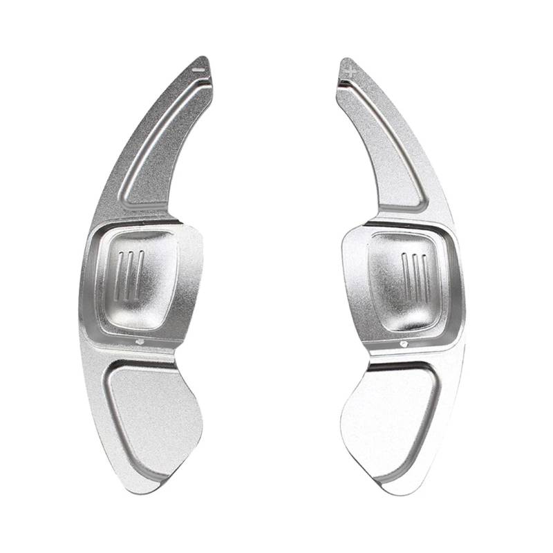 RDEQKIVZ Paddle Shifters Kompatibel Mit Ford Für Mondeo 2013 2014 2015 2016 2017 2018 2019 Auto-Schaltwippen Lenkrad-Schaltwippen Erweitertes Schalthebelzubehör(Silver) von RDEQKIVZ