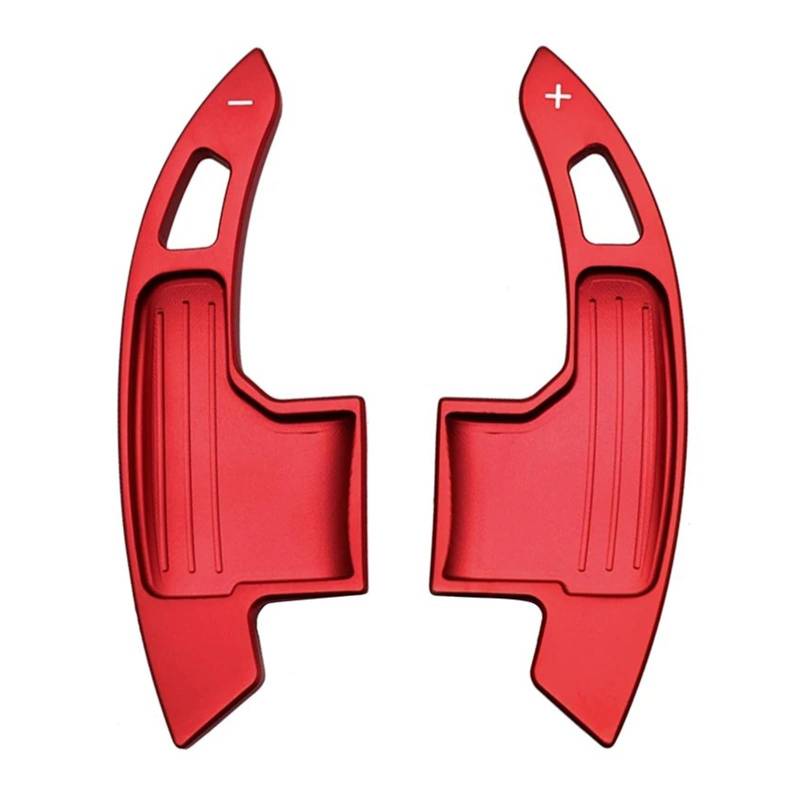RDEQKIVZ Paddle Shifters Kompatibel Mit Ford Für Mustang 2015 2016 2017 2018 2019 Auto-Paddelverlängerung Lenkrad-Schalthebel-Paddel Abdeckungsverkleidung Aus Aluminiumlegierung(Red) von RDEQKIVZ