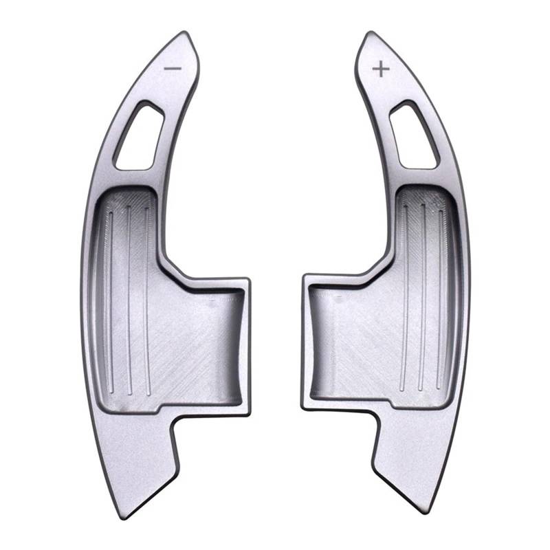 RDEQKIVZ Paddle Shifters Kompatibel Mit Ford Für Mustang 2015 2016 2017 2018 2019 Auto-Paddelverlängerung Lenkrad-Schalthebel-Paddel Abdeckungsverkleidung Aus Aluminiumlegierung(Silver) von RDEQKIVZ