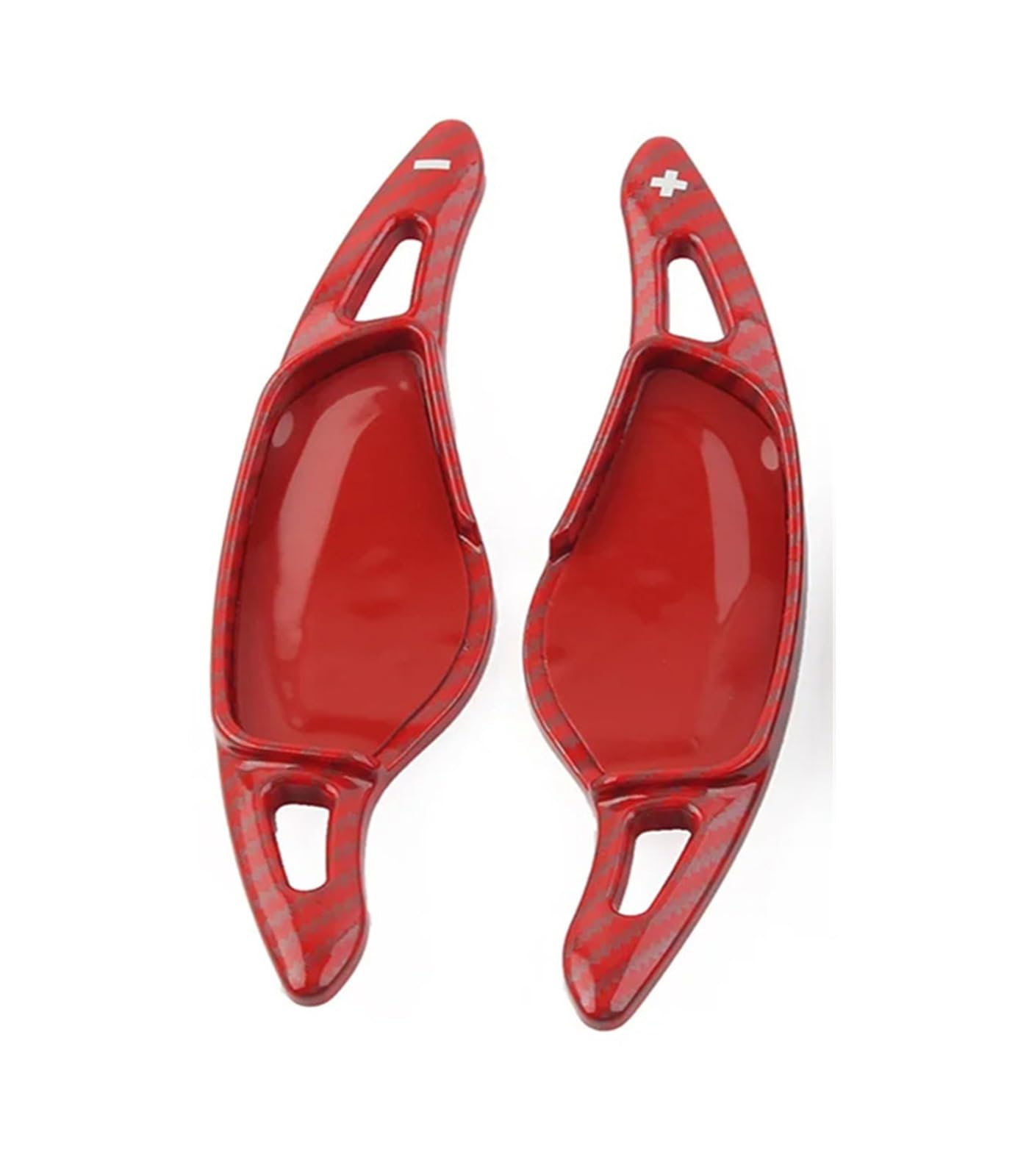 RDEQKIVZ Paddle Shifters Kompatibel Mit Für 3er Kombi G21 Für X6 G06 Für 6er GT G32 X3 G01 Für M5 F90 ABS Automatische Schaltwippenabdeckung Lenkrad-Schaltwippenverlängerung(Red) von RDEQKIVZ