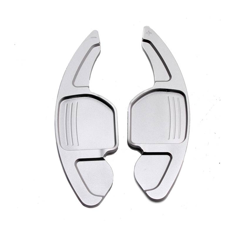 RDEQKIVZ Paddle Shifters Kompatibel Mit Für A3 2014 2015 2016 Für A4 B8 2013 2014 2015 Aluminium-Schaltwippe Auto-Lenkrad-Schaltwippen-Verlängerung(Silver) von RDEQKIVZ