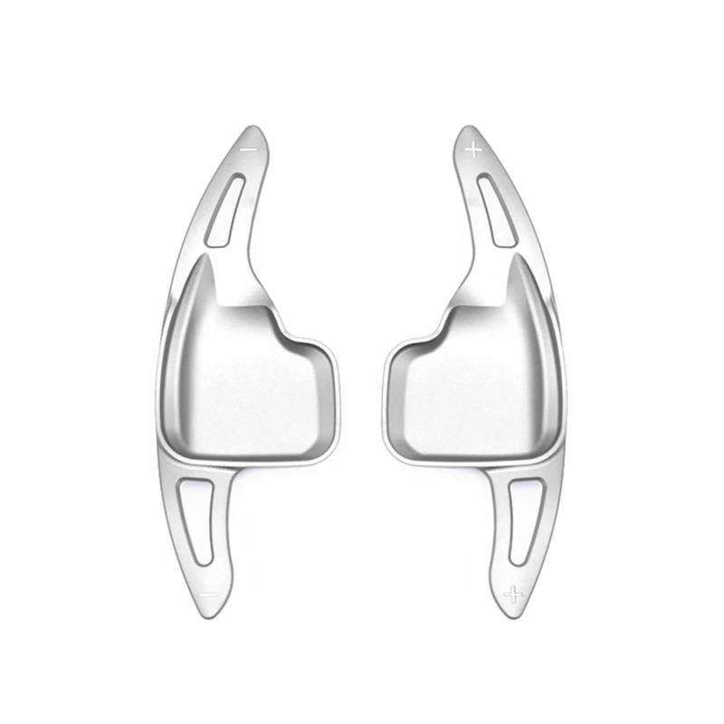 RDEQKIVZ Paddle Shifters Kompatibel Mit Für X1 X2 X3 X4 X5 X6 F16 F15 F26 F25 F39 F48 I8 1 2 3 4 5 Serie F30 F22 F32 Auto-Lenkrad-Schaltwippenverlängerung(Silver) von RDEQKIVZ