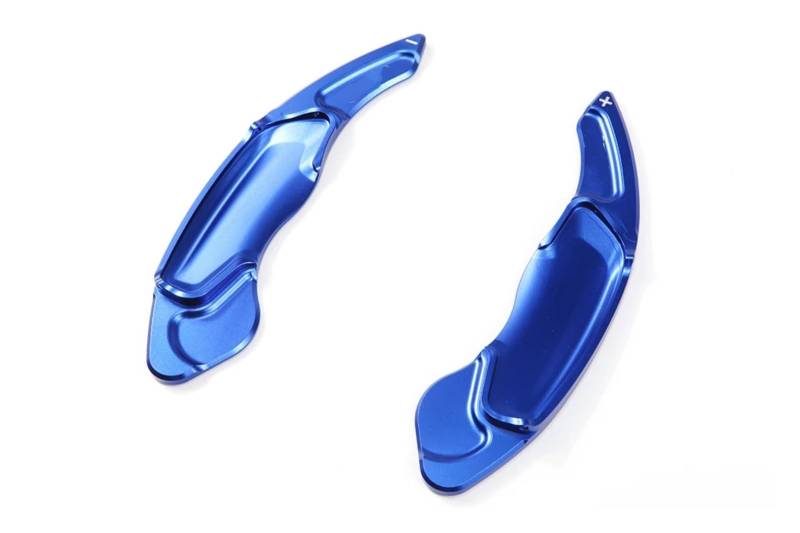 RDEQKIVZ Paddle Shifters Kompatibel Mit Jaguar Für F-Type 2013 2014 2015 2016 2017 2018 2-teiliges Auto-Aluminium-Lenkrad-Schaltwippen-Verlängerungs-Styling(Blue) von RDEQKIVZ