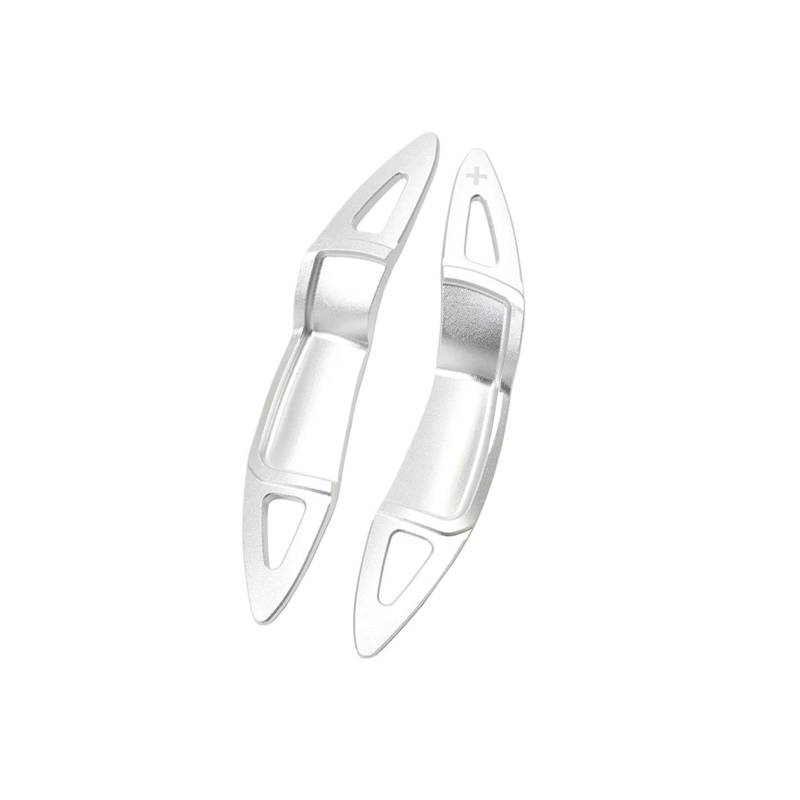 RDEQKIVZ Paddle Shifters Kompatibel Mit Mini Für Coupé Für Paceman Für Clubman Auto-Innenausstattung Schaltwippen-Abdeckung Lenkrad-Schaltwippen-Verlängerung(Silver) von RDEQKIVZ