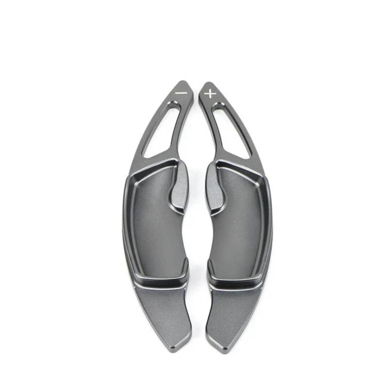 RDEQKIVZ Paddle Shifters Kompatibel Mit Subaru Für XV Für BRZ Für Forester 2 Stücke Auto Paddle Shifter Lenkrad Shift Paddle Shifter Getriebe Verlängerung Aluminium(Gray) von RDEQKIVZ