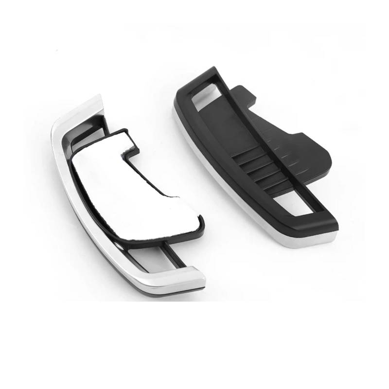 RDEQKIVZ Paddle Shifters Kompatibel Mit VW Für Golf 7 7.5r Für GTI Für Rline Auto-Schaltwippen-Lenkrad-Schaltwippen-Verlängerungs-Dekorationszubehör(Silver) von RDEQKIVZ