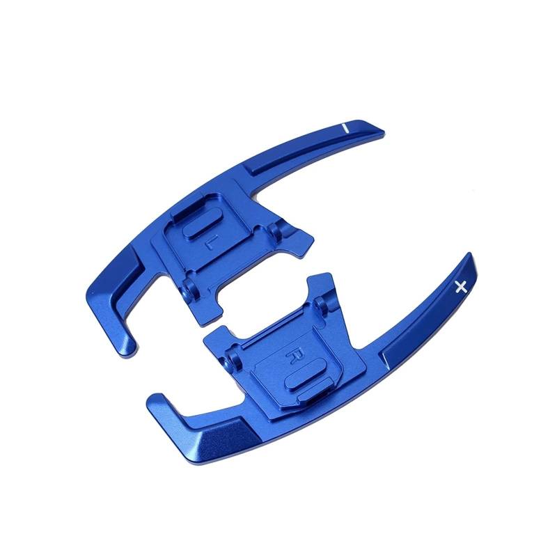 RDEQKIVZ Paddle Shifters Kompatibel Mit VW Für Golf 7 Für GTI R Für GTD 2014–2019 Auto-Lenkrad-Paddelverlängerung Schalthebel Aus Metall Schaltwippenverlängerung(Blue) von RDEQKIVZ