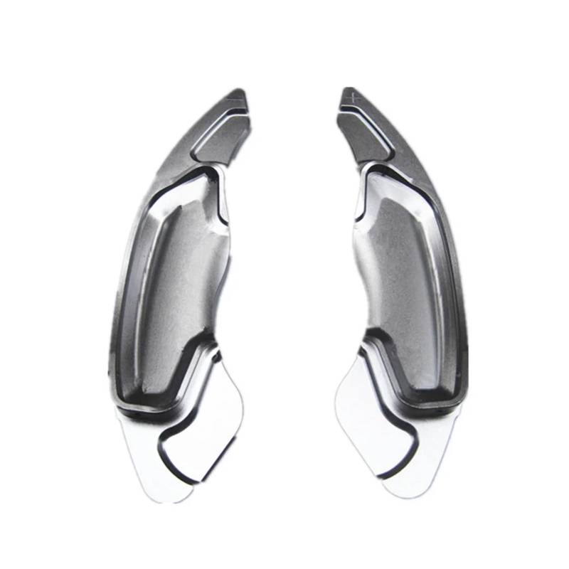 RDEQKIVZ Paddle Shifters Kompatibel Mit Volvo Für S60L V60 XC90 2014 2015 2016 2017 Aluminium-Auto-Schaltwippenverlängerung Lenkrad-Schaltwippenabdeckung(Silver) von RDEQKIVZ