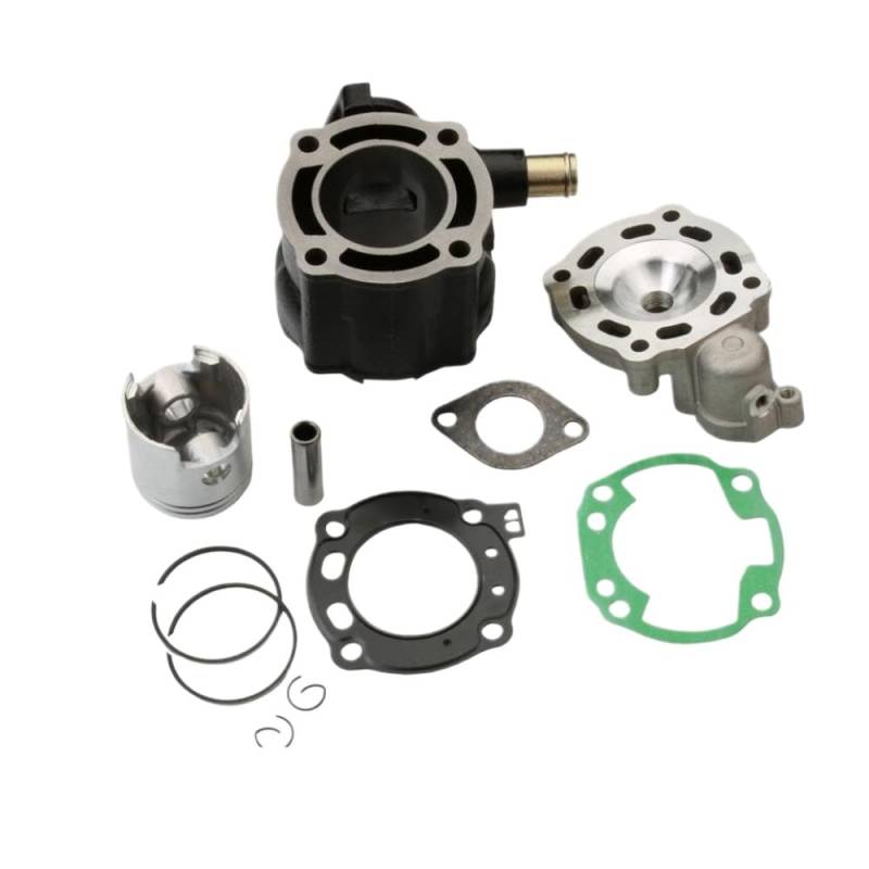 70 großer Bohrzylinderblock -Kit und Kopf kompatibel mit Scooter -Modellen SR70 SP70 SR 70 Ditech Fun Master Racing Sport 50cc 47mm 12mm 2t von RDWQDGJG