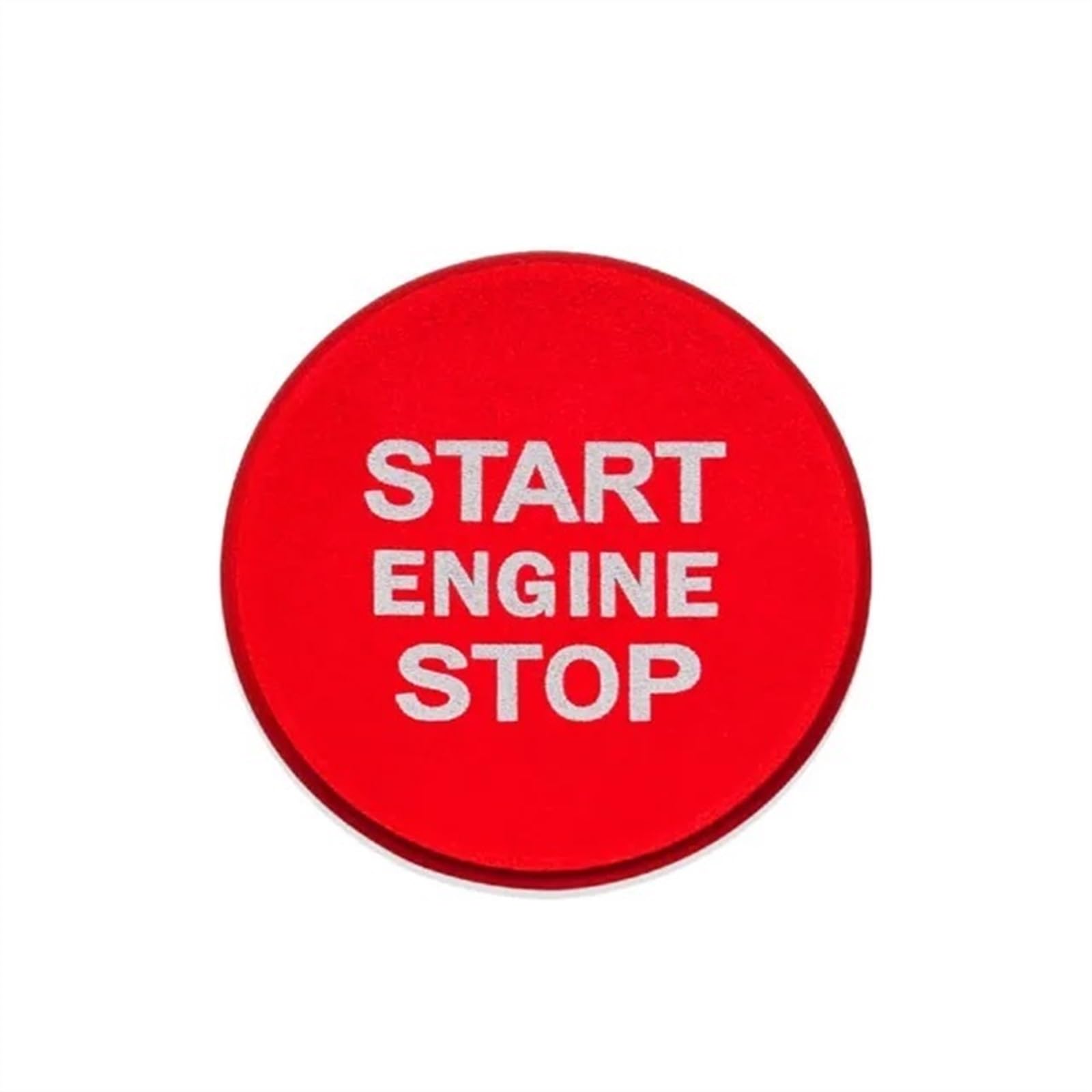 RDWSPLI Auto Dekoration Kompatibel Mit Für A6 A7 C7 2011 2012 2013 2014 2015 2016 2017 Auto-Styling Zündung Start Motor Stoppknopf Ring Zieraufkleber(Start Cover red) von RDWSPLI
