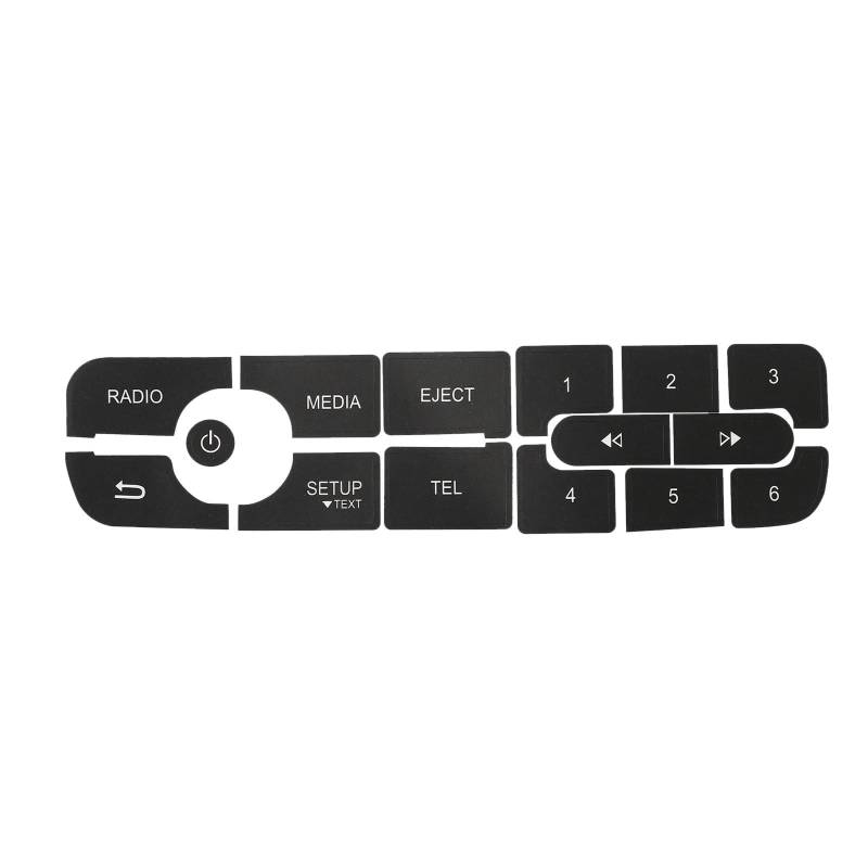 RDWSPLI Auto Dekoration Kompatibel Mit Für Master Auto-Innenraumaufkleber Knopfaufkleber Auto-Innenraum-Knopf-Reparaturaufkleber-Set Armaturenbrett-Knopf-Reparaturset von RDWSPLI