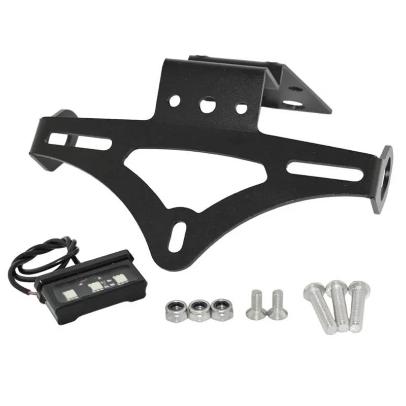 RDWSPLI Kennzeichenhalter Motorrad Für CB650F Für CBR650F 2014 2015 2016 2017 2018 Tail Tidy Heckkennzeichenhalterrahmen Mit Lichtersatzsatz von RDWSPLI