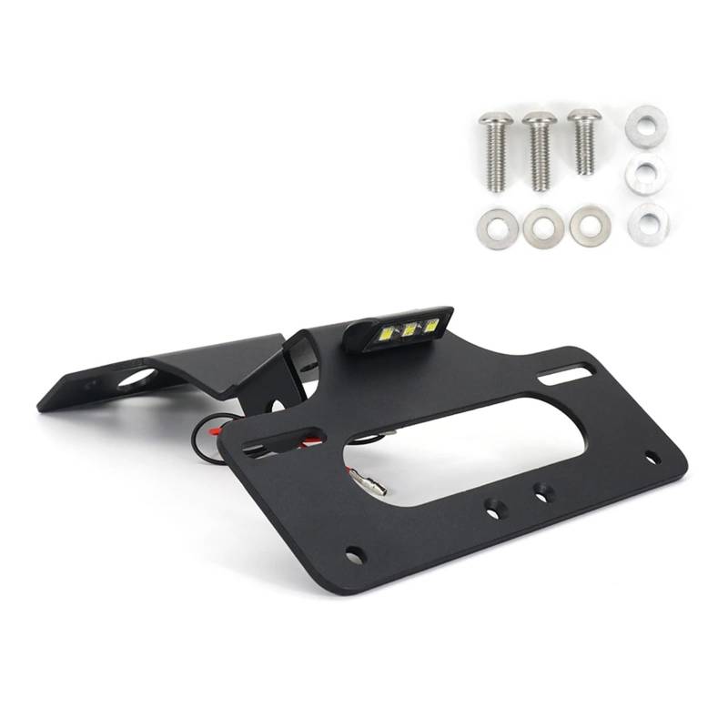 RDWSPLI Kennzeichenhalter Motorrad Für CRF300L Für CRF300Rally Für CRF300RX Für CRF300RL 2021 2022 2023 2024 Hinteres Kennzeichenhalter-Heckrahmenhalter-Halterung Heck Ordentlich von RDWSPLI