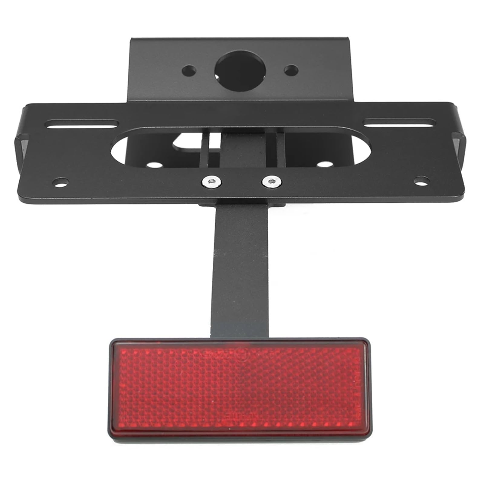RDWSPLI Kennzeichenhalter Motorrad Für Grom Für MSX-125 2022 2023 2024 Motorrad-Heck-Ordnungs-Kennzeichen-Rahmenhalter-Halterung Fender Eliminate Kit(with Reflector) von RDWSPLI