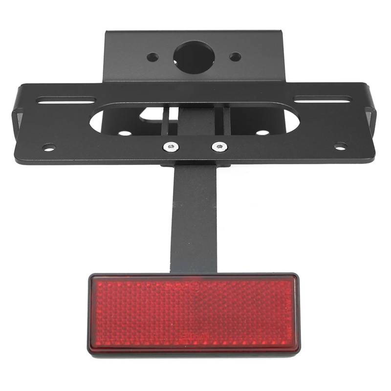 RDWSPLI Kennzeichenhalter Motorrad Für Grom Für MSX-125 2022 2023 2024 Motorrad-Heck-Ordnungs-Kennzeichen-Rahmenhalter-Halterung Fender Eliminate Kit(with Reflector) von RDWSPLI