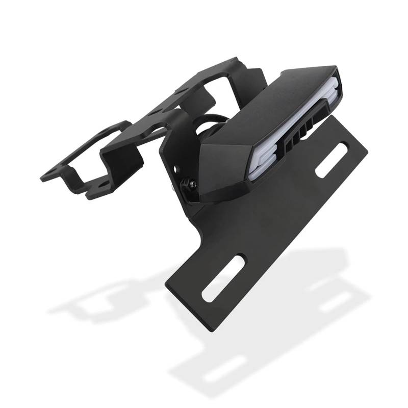 RDWSPLI Kennzeichenhalter Motorrad Für KLX230 R SM 2021-2024 Roller Kennzeichen Halter Schwanz Mit Licht Blinker Halterung Kotflügel Für Eliminator von RDWSPLI