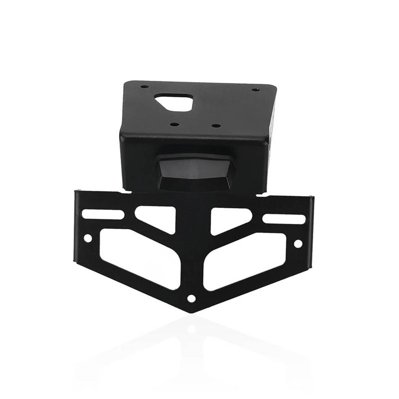RDWSPLI Kennzeichenhalter Motorrad Für MSX-125 Für Grom-125 2022 2023 2024 Motorrad-Kennzeichenhalterhalterung Heck Ordentlich Kotflügel Eliminieren Ersatzkit(A with Light) von RDWSPLI