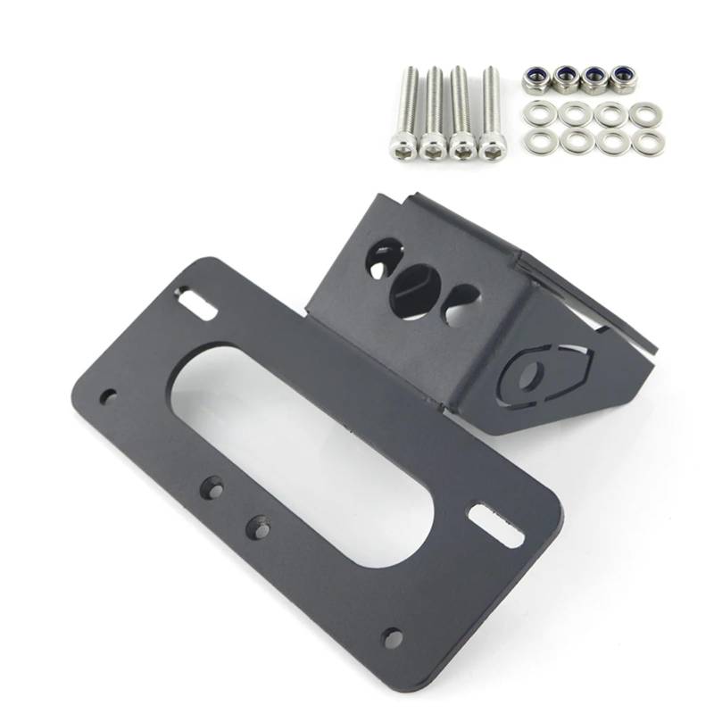 RDWSPLI Kennzeichenhalter Motorrad Für Ninja 400 Für Z400 2018 2019 2020 Motorrad Hinten Schwanz Ordentlich Kennzeichen Halter Fender Eliminate Kit Hinten Halterung Montieren von RDWSPLI