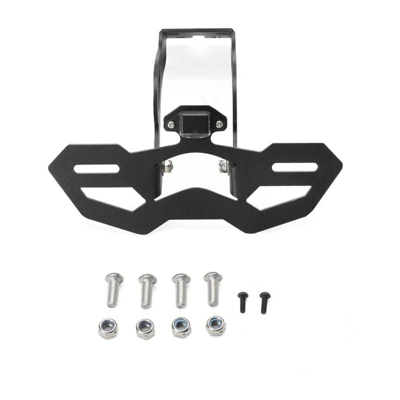 RDWSPLI Kennzeichenhalter Motorrad Für Ninja Für ZX-25R ZX250 Für ZX-4R ZX400R Für ZX-4RR ZX400RR 2023 2024 Motorrad Hinten Schwanz Ordentlich Kotflügel Eliminieren Kennzeichen Halter(Adjustable a) von RDWSPLI