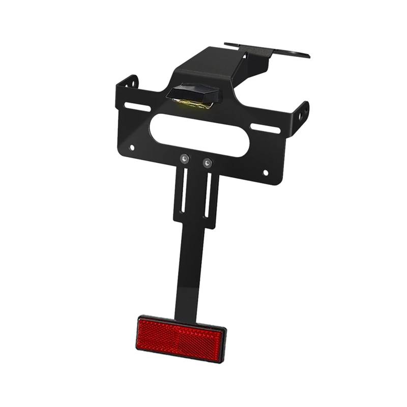 RDWSPLI Kennzeichenhalter Motorrad Für Tiger Für Sport 660 2022-2023-2024 Kennzeichenhalter Motorrad Heckfender Entfernen Mit Lichtersatzsatz(Black A Set) von RDWSPLI
