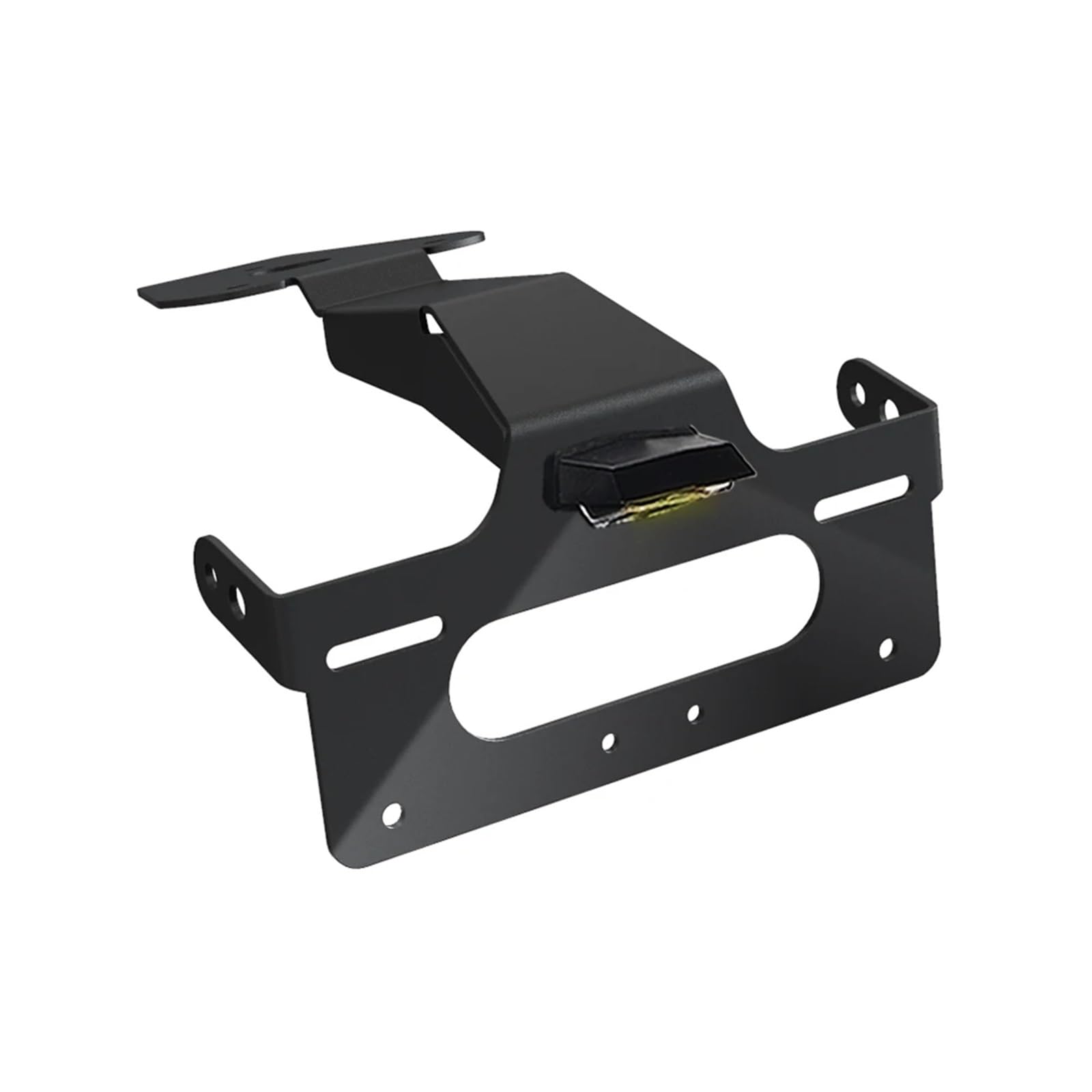 RDWSPLI Kennzeichenhalter Motorrad Für Tiger Für Sport 660 2022-2023-2024 Kennzeichenhalter Motorrad Heckfender Entfernen Mit Lichtersatzsatz(Black with Light a) von RDWSPLI