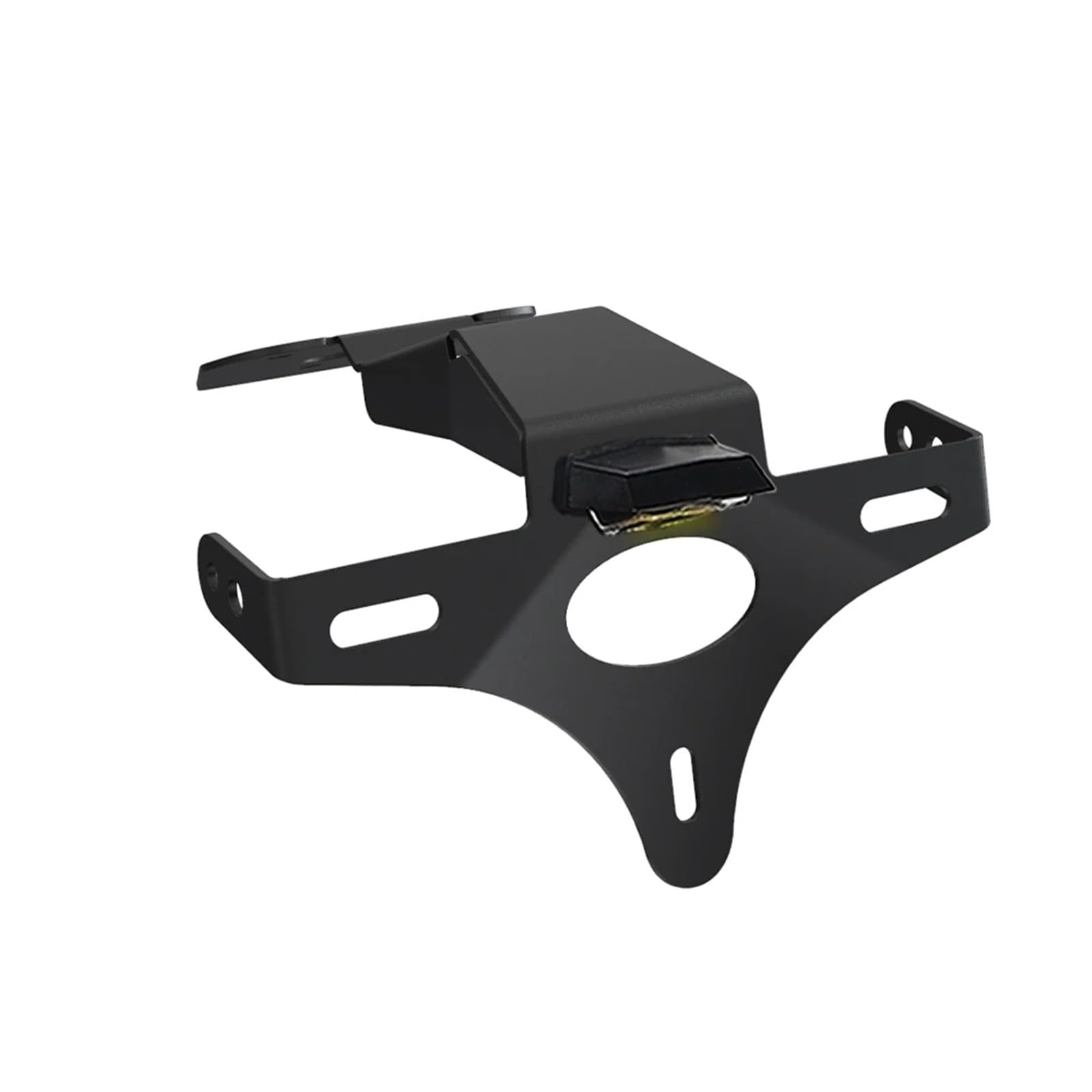 RDWSPLI Kennzeichenhalter Motorrad Für Tiger Für Sport 660 2022-2023-2024 Kennzeichenhalter Motorrad Heckfender Entfernen Mit Lichtersatzsatz(Black with Light b) von RDWSPLI