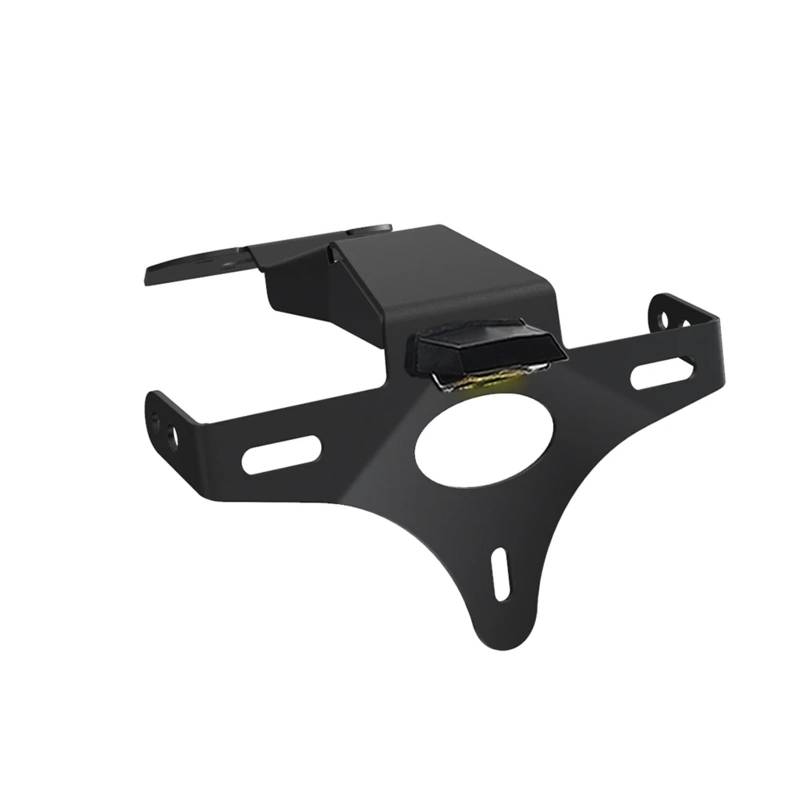 RDWSPLI Kennzeichenhalter Motorrad Für Tiger Für Sport 660 2022-2023-2024 Kennzeichenhalter Motorrad Heckfender Entfernen Mit Lichtersatzsatz(Black with Light b) von RDWSPLI