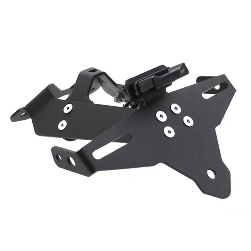 RDWSPLI Kennzeichenhalter Motorrad Kompatibel Mit Aprilia Für Tuono Für V4 1100 2021 2022 2023 2024 Motorrad-Kennzeichenhalter Mit Leichtem Heck-Ordnungs-Kotflügel von RDWSPLI