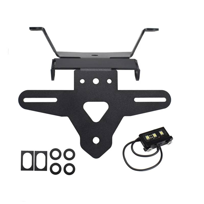 RDWSPLI Kennzeichenhalter Motorrad Kompatibel Mit CB650R Für CBR650R 2019 2020 Kennzeichenhalter Halterung Motorrad Heckfender Für Eliminator-Kit von RDWSPLI