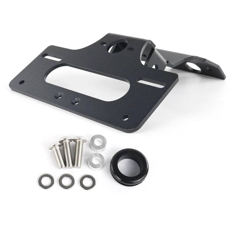 RDWSPLI Kennzeichenhalter Motorrad Kompatibel Mit CRF300L Für CRF300 Für Rally Für CRF300RX Für CRF300RL 2021-2024 Motorrad-Heckschwanz-Kit Kennzeichenhalterhalterung(Without Reflector) von RDWSPLI