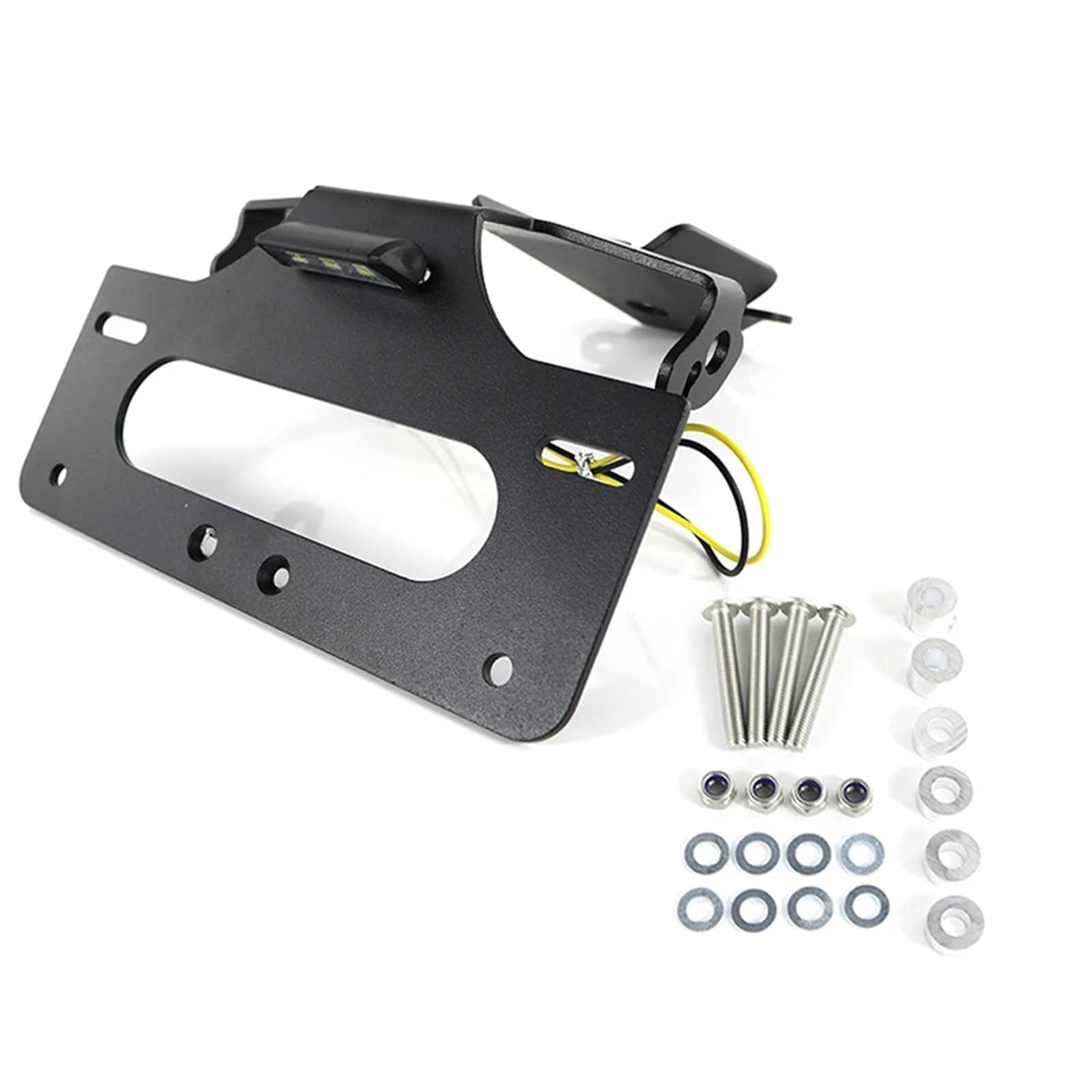 RDWSPLI Kennzeichenhalter Motorrad Kompatibel Mit Ducati 899 Für Panigale 2013–2015 959 Für Panigale 2016–2021 Kennzeichenhalterhalterung Heck-Fender-Entfernungssatz(Without Reflector) von RDWSPLI