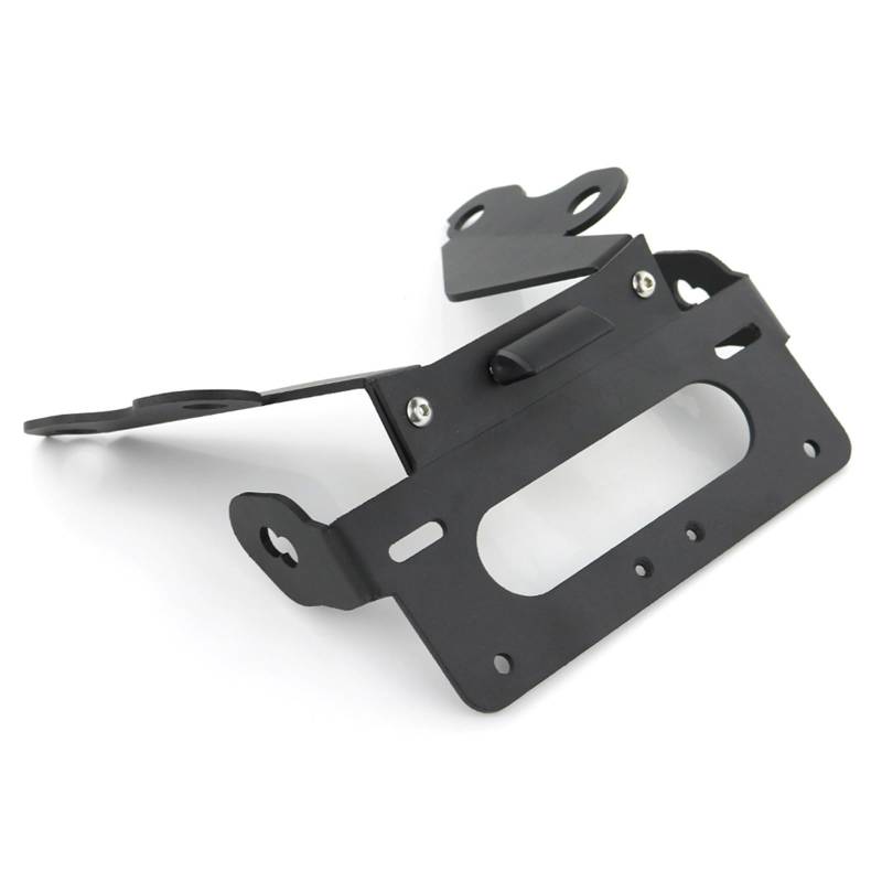 RDWSPLI Kennzeichenhalter Motorrad Kompatibel Mit Ducati Für Monster 821 Für Stripe Für Dark 2014 2015 2016 2017 Motorrad-Hinterrad-Nummernschild-Heckrahmenhalter-Halterungssatz von RDWSPLI