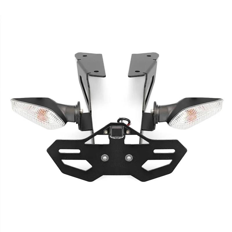 RDWSPLI Kennzeichenhalter Motorrad Kompatibel Mit Ducati Für Supersport 939 S 2017-2020 Für 950 S 2021-2023 Zulassungslizenzhalterung Heckfender Für Eliminator(A ClearLight Bracket) von RDWSPLI