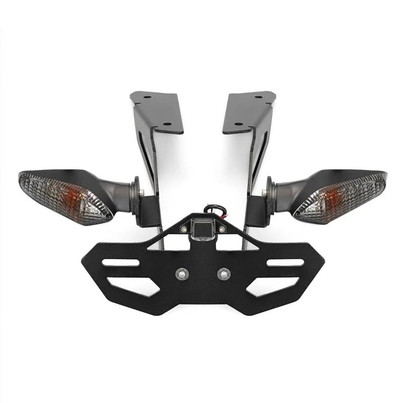 RDWSPLI Kennzeichenhalter Motorrad Kompatibel Mit Ducati Für Supersport 939 S 2017-2020 Für 950 S 2021-2023 Zulassungslizenzhalterung Heckfender Für Eliminator(B SmokeLight Bracket) von RDWSPLI
