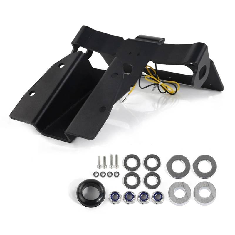 RDWSPLI Kennzeichenhalter Motorrad Kompatibel Mit NC750X 2021 2022 2023 2024 Motorrad-Kennzeichenhalter Heckrahmen Kotflügel-Beseitigungshalterungssatz von RDWSPLI