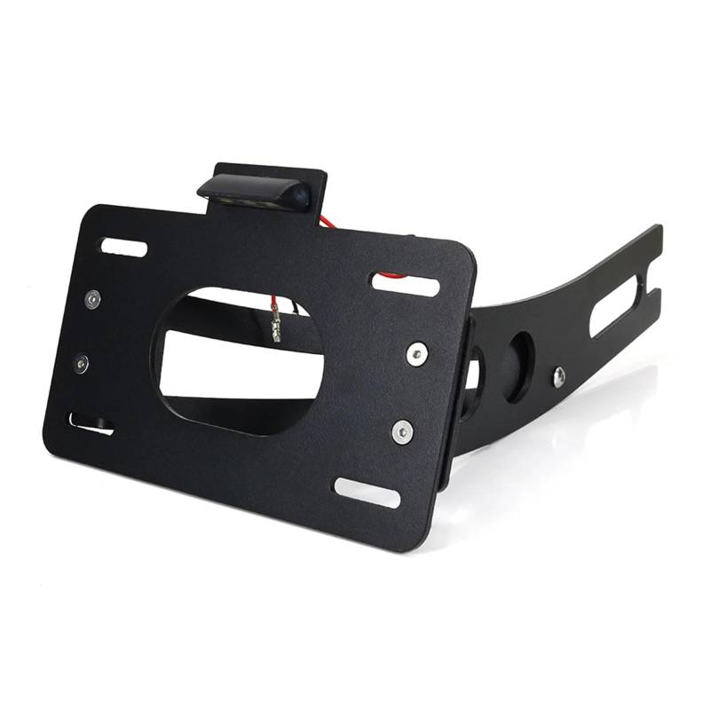 RDWSPLI Kennzeichenhalter Motorrad Kompatibel Mit Shadow Für VT600C 1988-2000 Seitenkotflügel Eliminieren Sie Den Seitlichen Kennzeichenhalter Seitlicher Kennzeichenhalter von RDWSPLI
