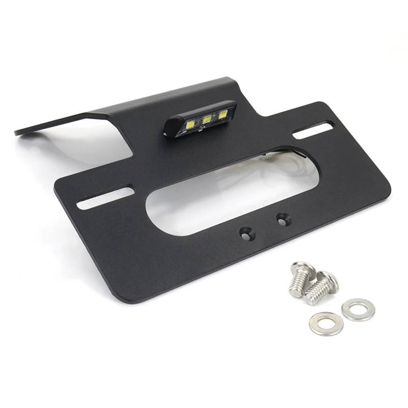 RDWSPLI Kennzeichenhalter Motorrad Kompatibel Mit Suzuki Für DR650 Für DR650S Für DR650SE 1996-2024 Motorrad-Heck-Ordnungs-Kotflügel-Entfernungs-Kit Kennzeichenhalterhalterung(Without Reflector) von RDWSPLI