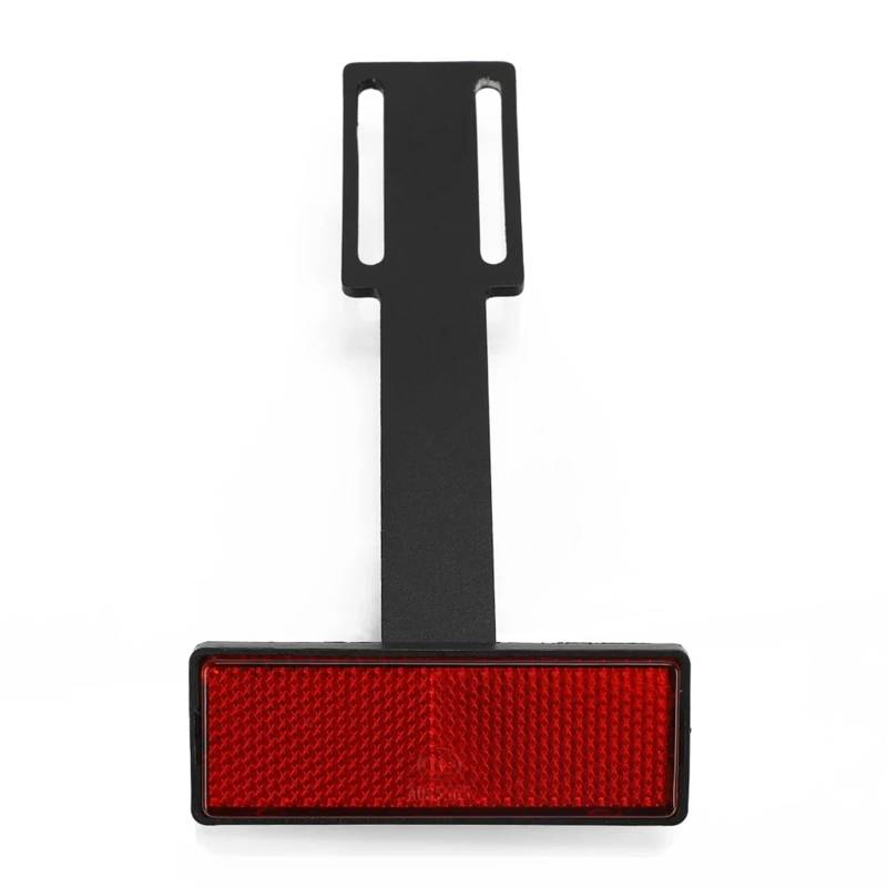 RDWSPLI Kennzeichenhalter Motorrad Kompatibel Mit Suzuki Für DR650 Für DR650SE 1996-2023 Für DR650S 2015-2023 Motorrad-Kennzeichenhalterung Mit Lampe(Bracket Extension) von RDWSPLI