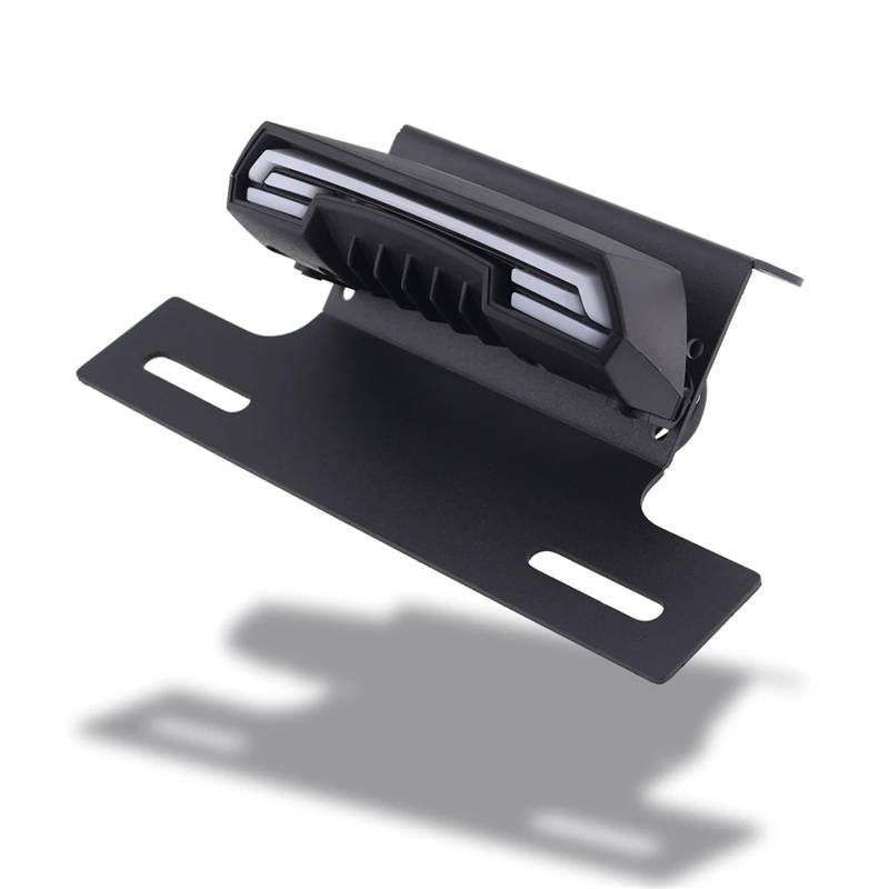 RDWSPLI Kennzeichenhalter Motorrad Kompatibel Mit Suzuki Für DRZ400 S E 2000-2021 Für Sm 2005-2021 Registrierung Kennzeichenhalter Mit Rücklicht Blinker Blinker von RDWSPLI