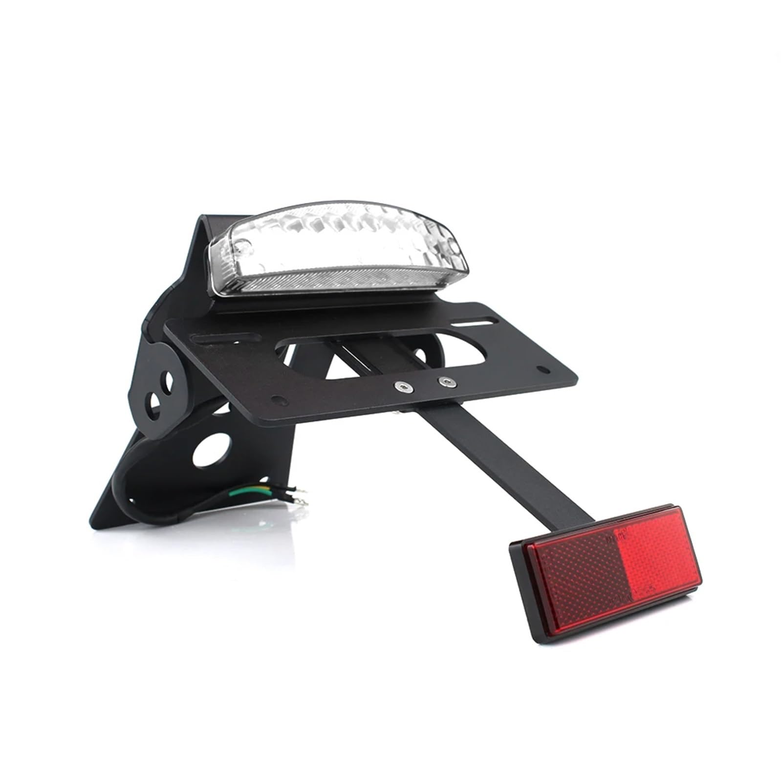 RDWSPLI Kennzeichenhalter Motorrad Kompatibel Mit Suzuki Für GSX-8S 2023–2024 Für GSX-8R 2024 Heckfender, Beseitigt Die Halterung des Motorrad-Kennzeichenhalters(Clear) von RDWSPLI