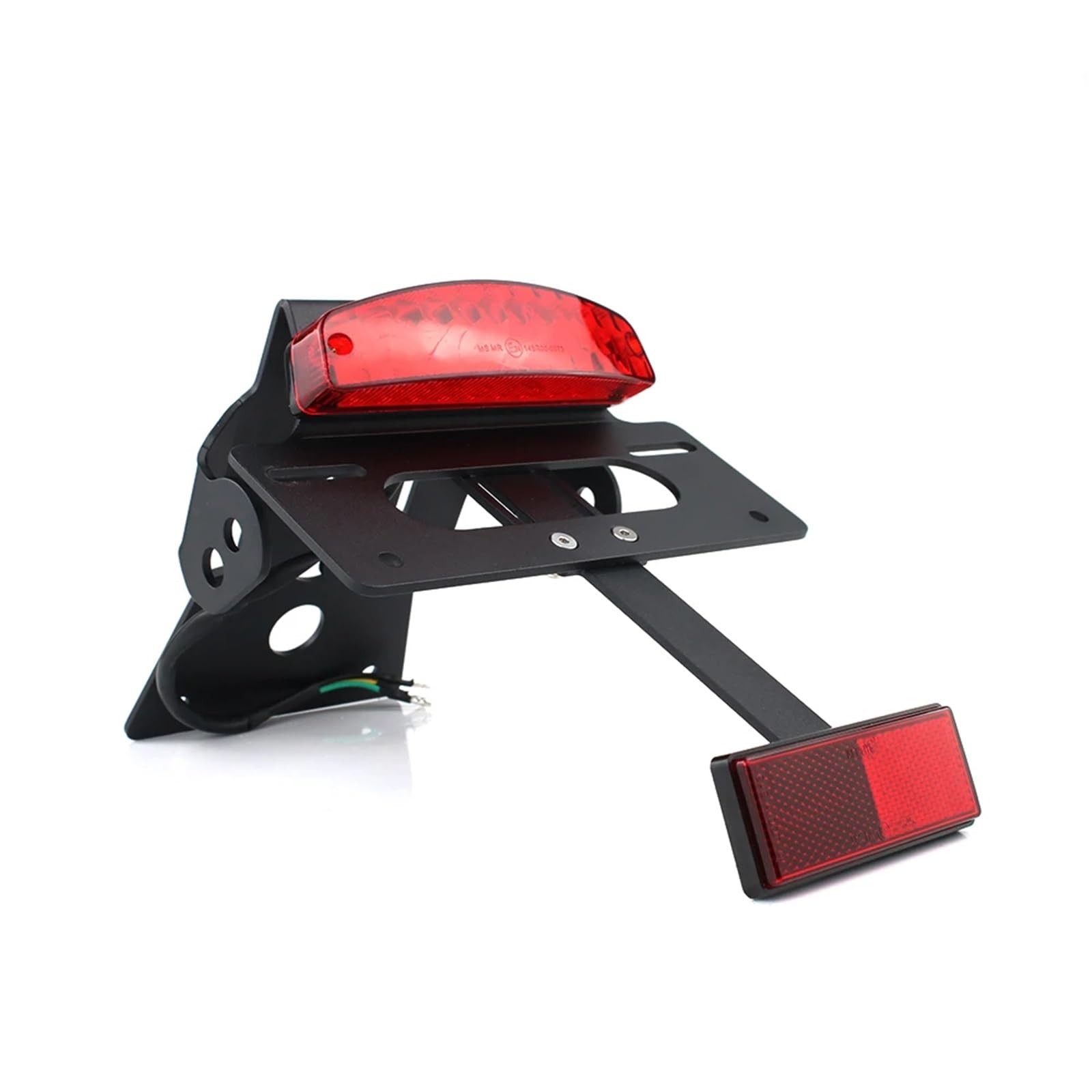 RDWSPLI Kennzeichenhalter Motorrad Kompatibel Mit Suzuki Für GSX-8S 2023–2024 Für GSX-8R 2024 Heckfender, Beseitigt Die Halterung des Motorrad-Kennzeichenhalters(Red) von RDWSPLI