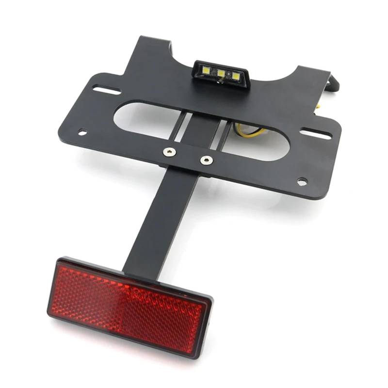 RDWSPLI Kennzeichenhalter Motorrad Kompatibel Mit Suzuki Für GSXR1000 Für K5 Für K7 2005 2006 2007 2008 Heckfender Eliminate Kit Nummernschildhalter Halterung Schwarz von RDWSPLI