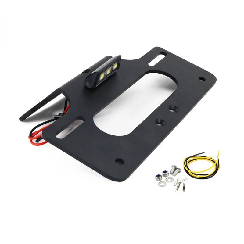 RDWSPLI Kennzeichenhalter Motorrad Kompatibel Mit Suzuki Für Hayabusa Für GSX1300R 2022 2023 2024 Kennzeichenhalterhalterung Motorrad-Heck-Tidy-Fender-Eliminierungskit(Without Reflector) von RDWSPLI