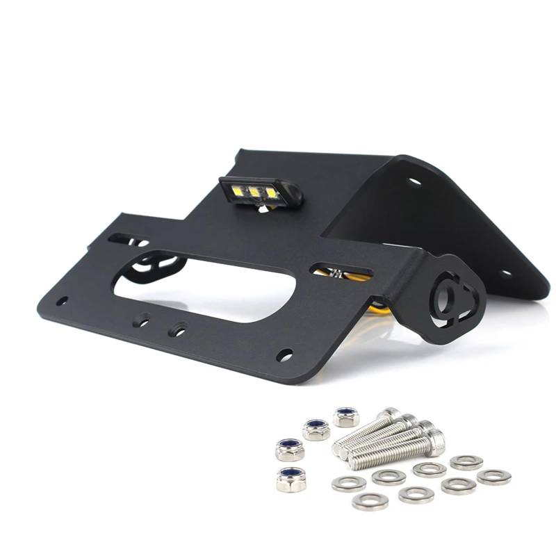 RDWSPLI Kennzeichenhalter Motorrad Kompatibel Mit YZF-R25 2014–2024 Für YZF-R3 Für MT-25 Für MT-03 2015–2024 Kit Zur Entfernung des Hinteren Kennzeichens des Motorrad-Kotflügels von RDWSPLI