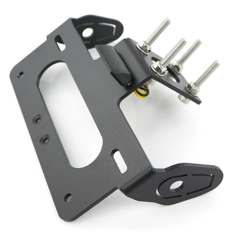 RDWSPLI Kennzeichenhalter Motorrad Kompatibel Mit YZF-R6 Für R6 2006-2023 Heckklappe Kotflügel Entfernen Kit Kennzeichenhalter Halterung Schwarzes Motorrad von RDWSPLI