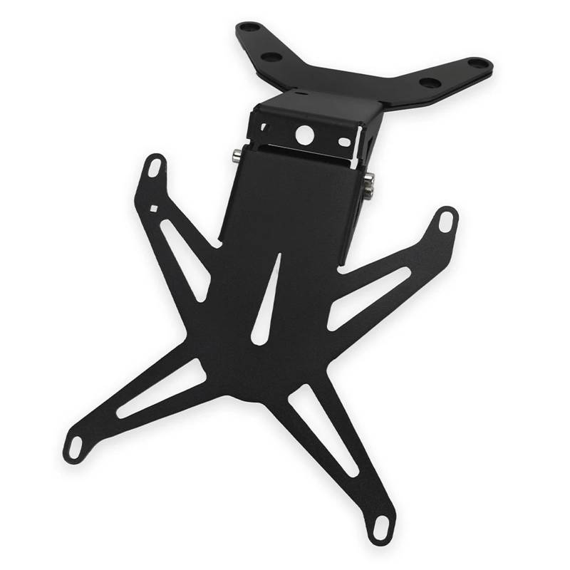 RDWSPLI Kennzeichenhalter Motorrad Kompatibel Mit Yamaha Für T-MAX 560 2022-2023-2024 Motorräder Kennzeichenhalter Kennzeichenrahmen Heckhalterung Ersatzsatz(B no Light) von RDWSPLI