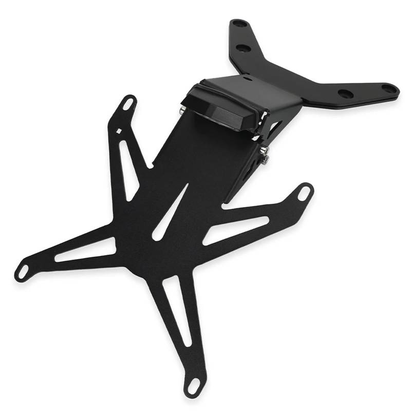 RDWSPLI Kennzeichenhalter Motorrad Kompatibel Mit Yamaha Für T-MAX 560 2022-2023-2024 Motorräder Kennzeichenhalter Kennzeichenrahmen Heckhalterung Ersatzsatz(B with Light) von RDWSPLI