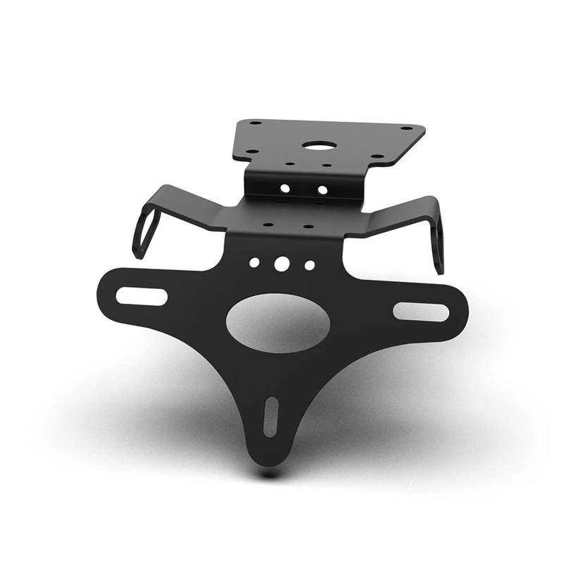 RDWSPLI Kennzeichenhalter Motorrad Kompatibel Mit Z650RS 2021-2022-2023-2024 Motorrad Kennzeichenhalter Halterung Heckklappe Kotflügel Beseitigen(Black no lamp) von RDWSPLI