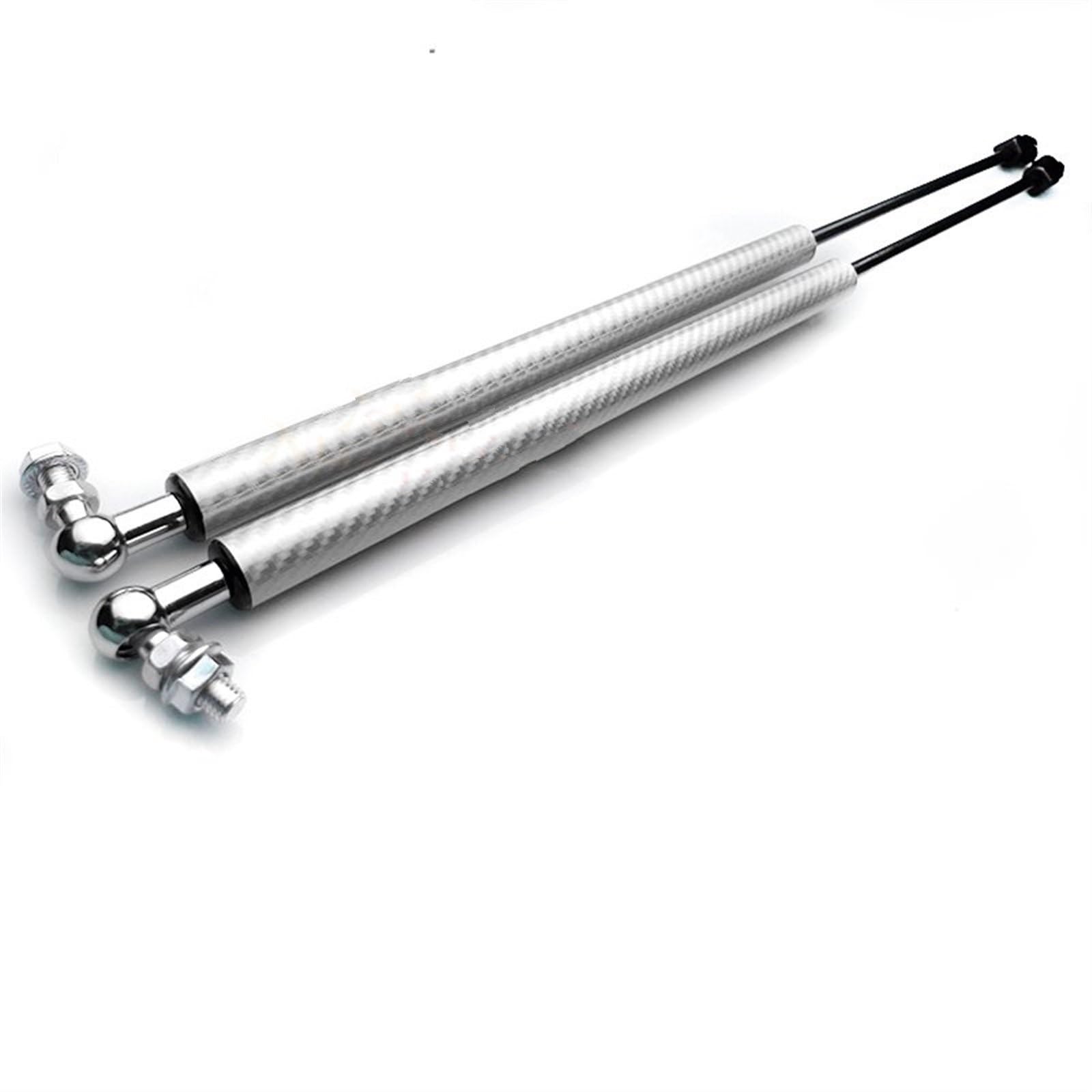RDWSPLI Motorhaube Gasfeder Kompatibel Mit SEAT Für Leon 2012–2020 Auto-Fronthaube Motorhaube Motorabdeckung Gasdruckfedern Federn Stangenlift-Unterstützung Stoßdämpfer(Carbon Silver) von RDWSPLI