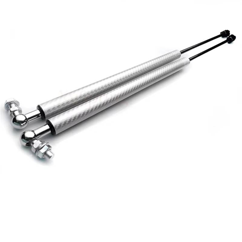 RDWSPLI Motorhaube Gasfeder Kompatibel Mit Skoda Für Yeti 2009 2010 2011 2012 2014 2017 2018 2019 Auto-Fronthaubenabdeckung Hydraulische Stangendämpfer-Absorber-Stützstreben(Carbon Silver) von RDWSPLI